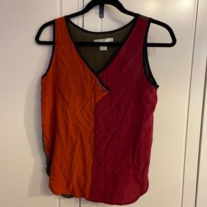 Silk sleeveless blouse from the Limited